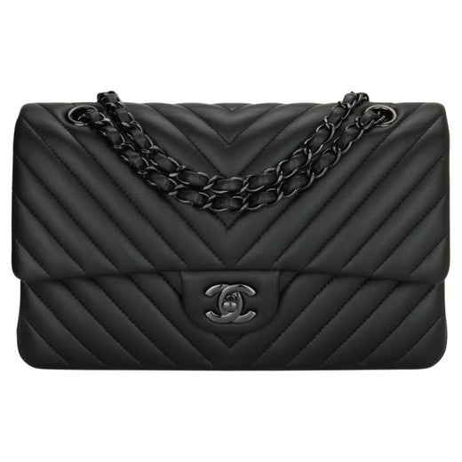 Chanel Black Quilted Leather Large Ligne Cambon Tote at 1stDibs