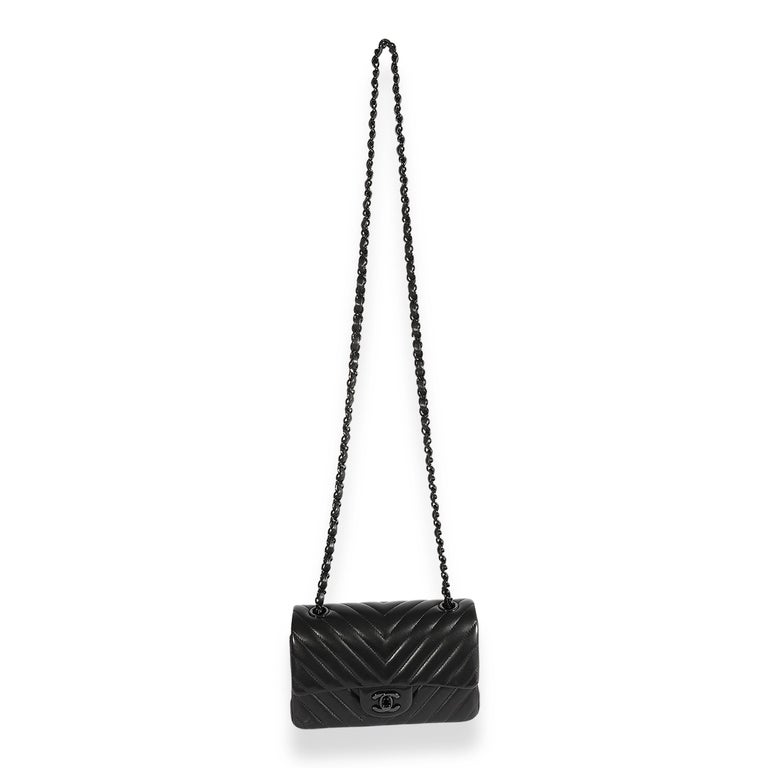 chanel black leather bags