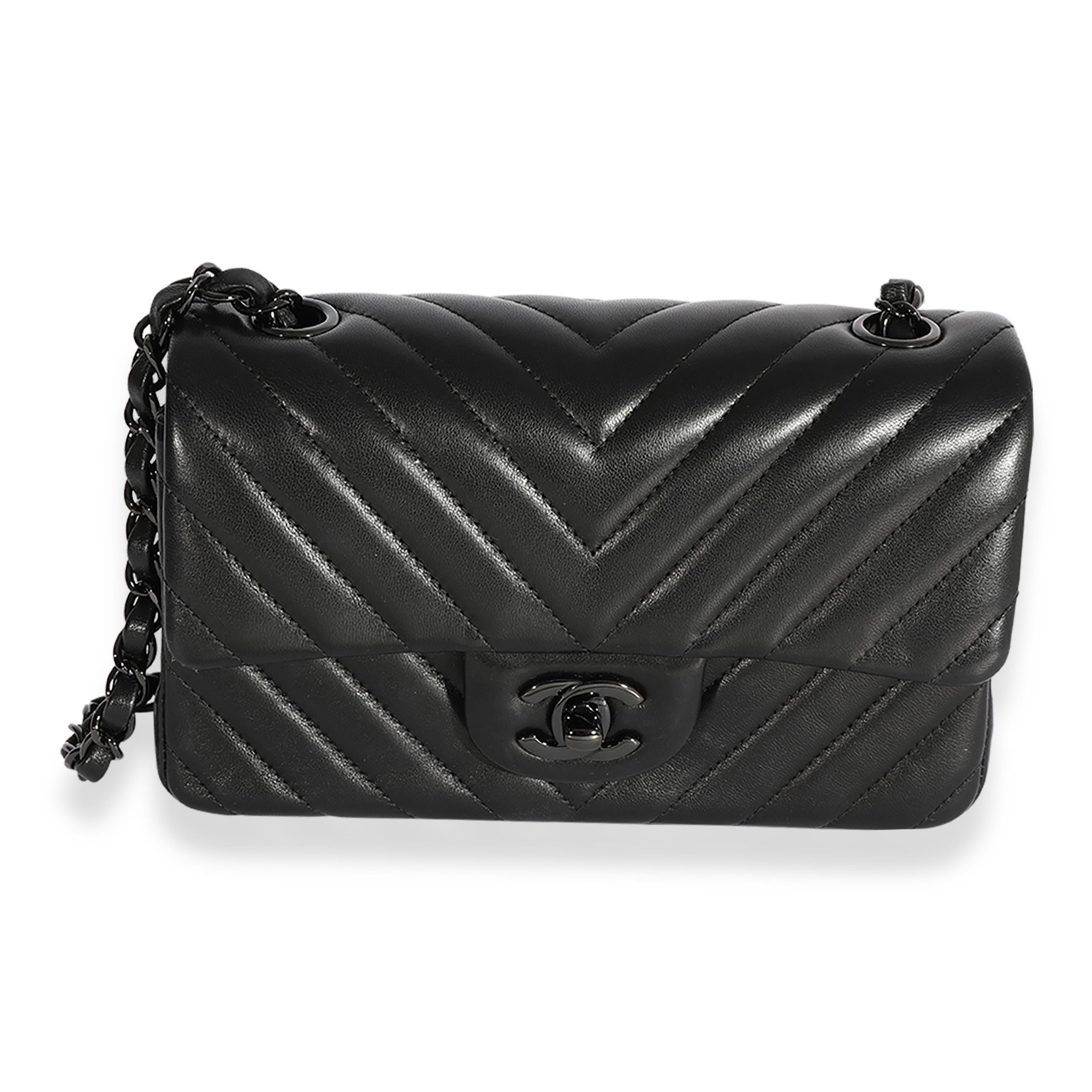 small chanel wallet on chain black