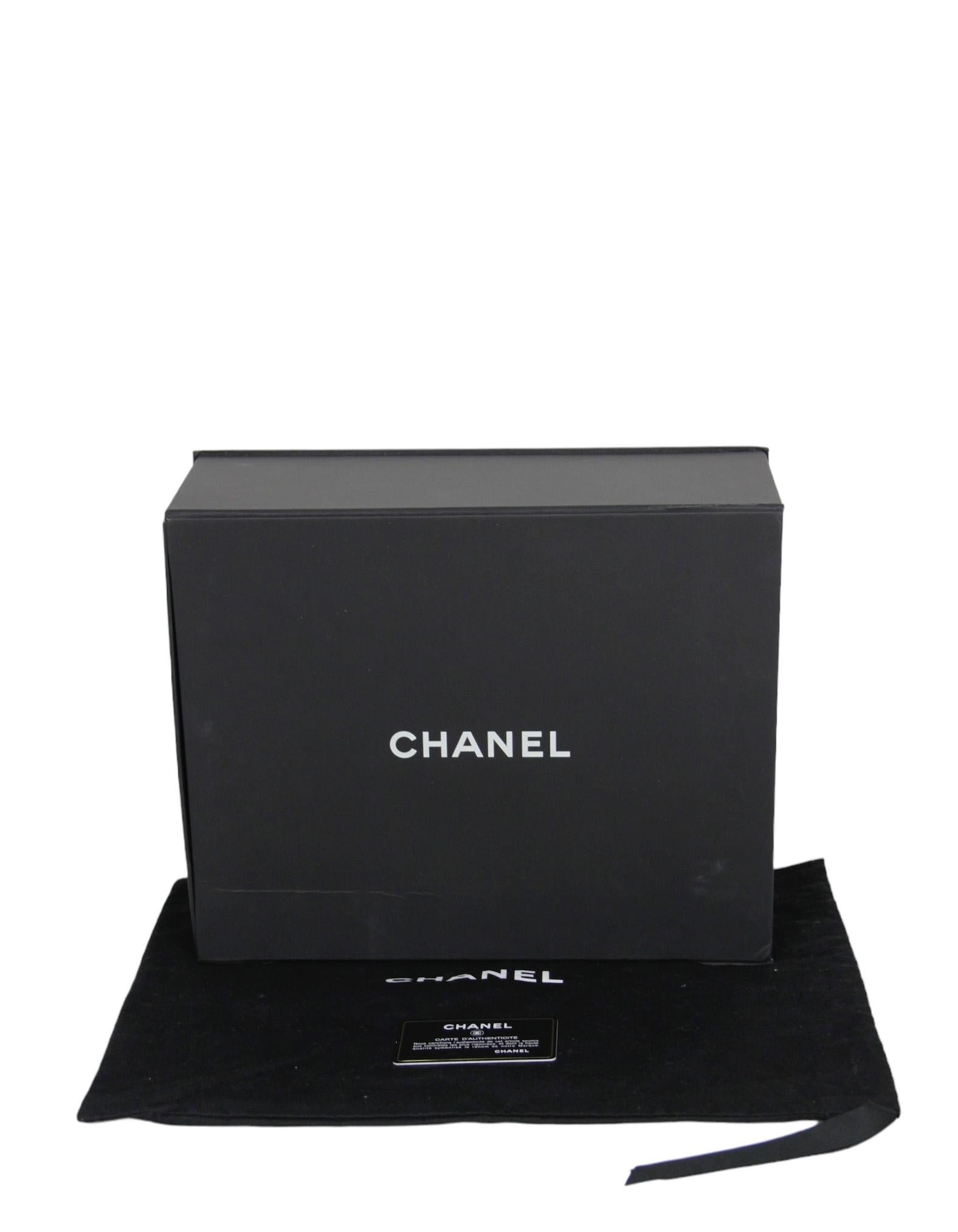 Chanel SO Black Lambskin Chevron Quilted Double Flap Jumbo Flap For Sale 12
