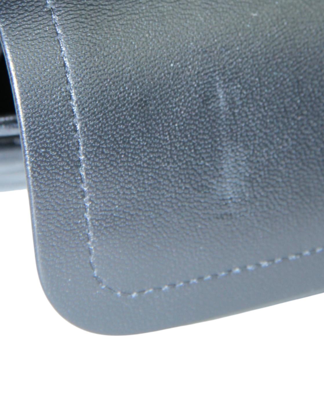 Chanel So Black Lambskin Leather 10
