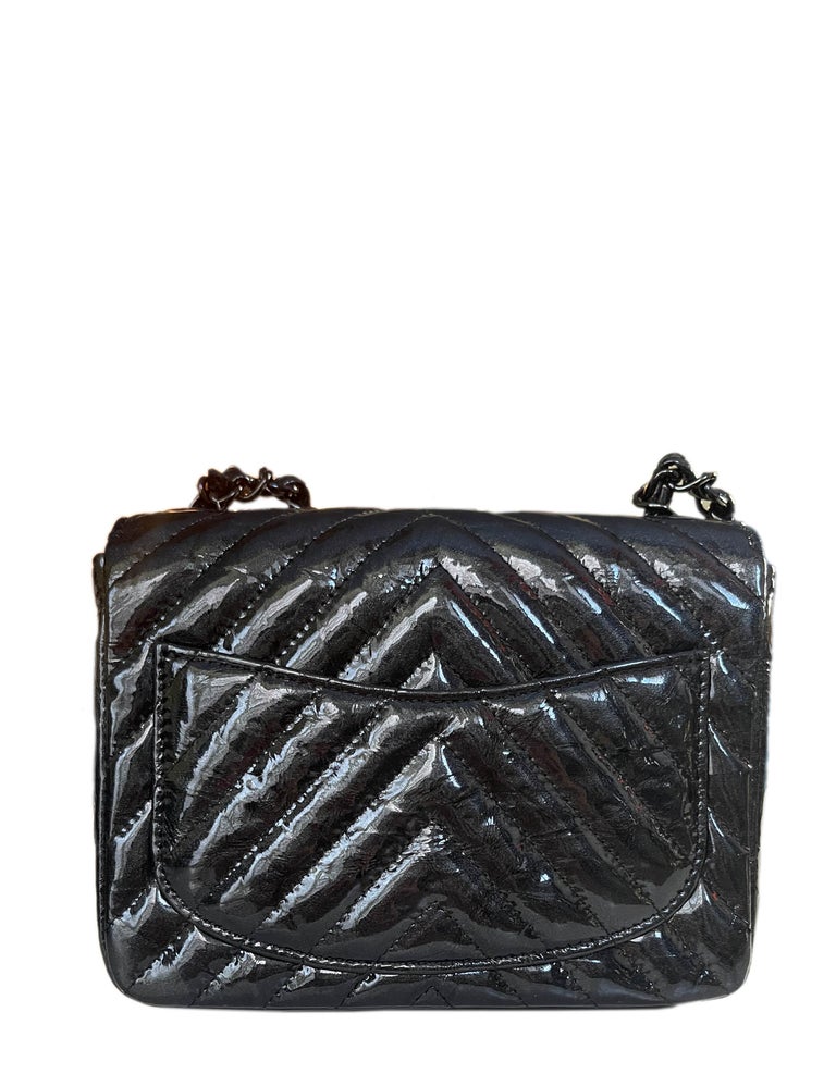FWRD Renew Chanel Matelasse Lambskin Single Flap Shoulder Bag in Black