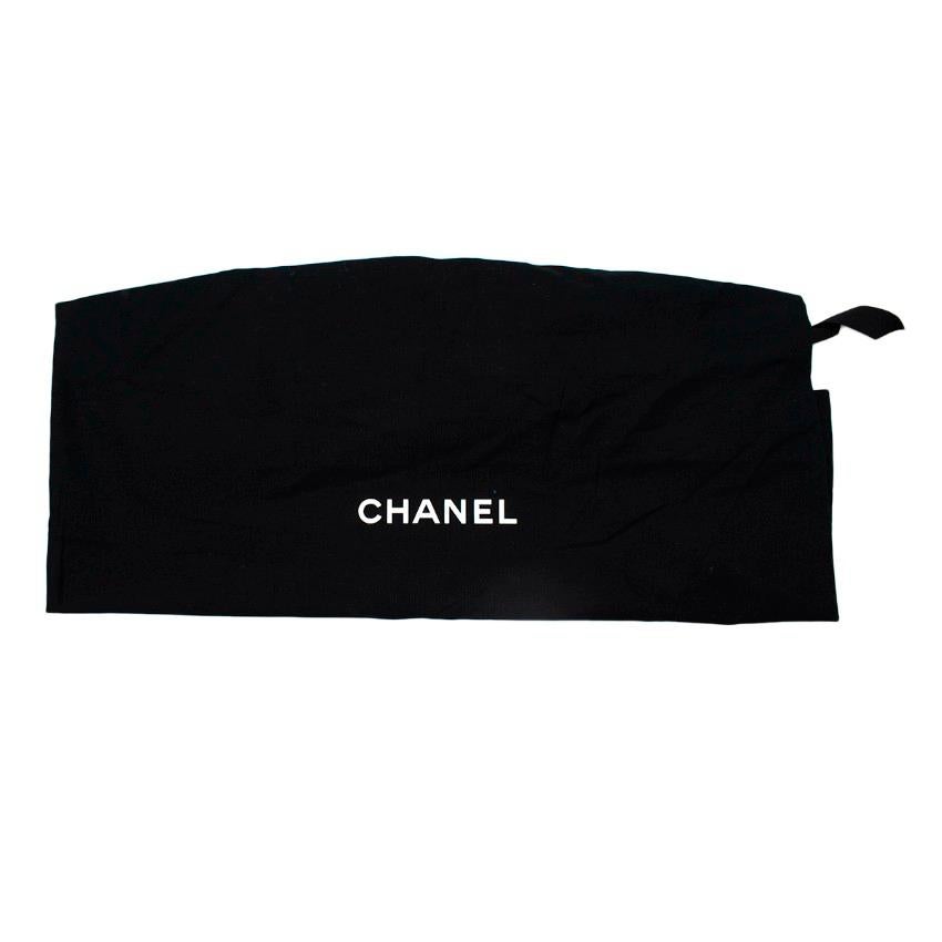 Chanel So Schwarz Gesteppte Kaviar Leder Große Einkaufstasche 6