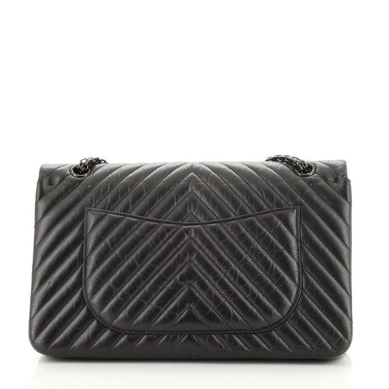 chanel so black chevron reissue