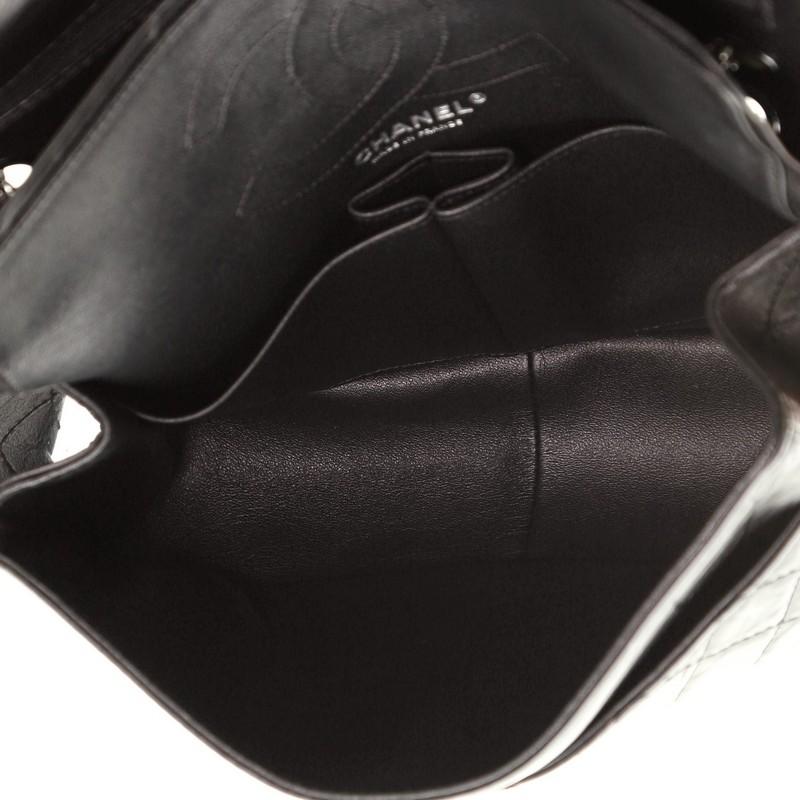 Chanel So Black Reissue 2.55 Flap Bag Quilted Aged Calfskin 226 In Good Condition In NY, NY