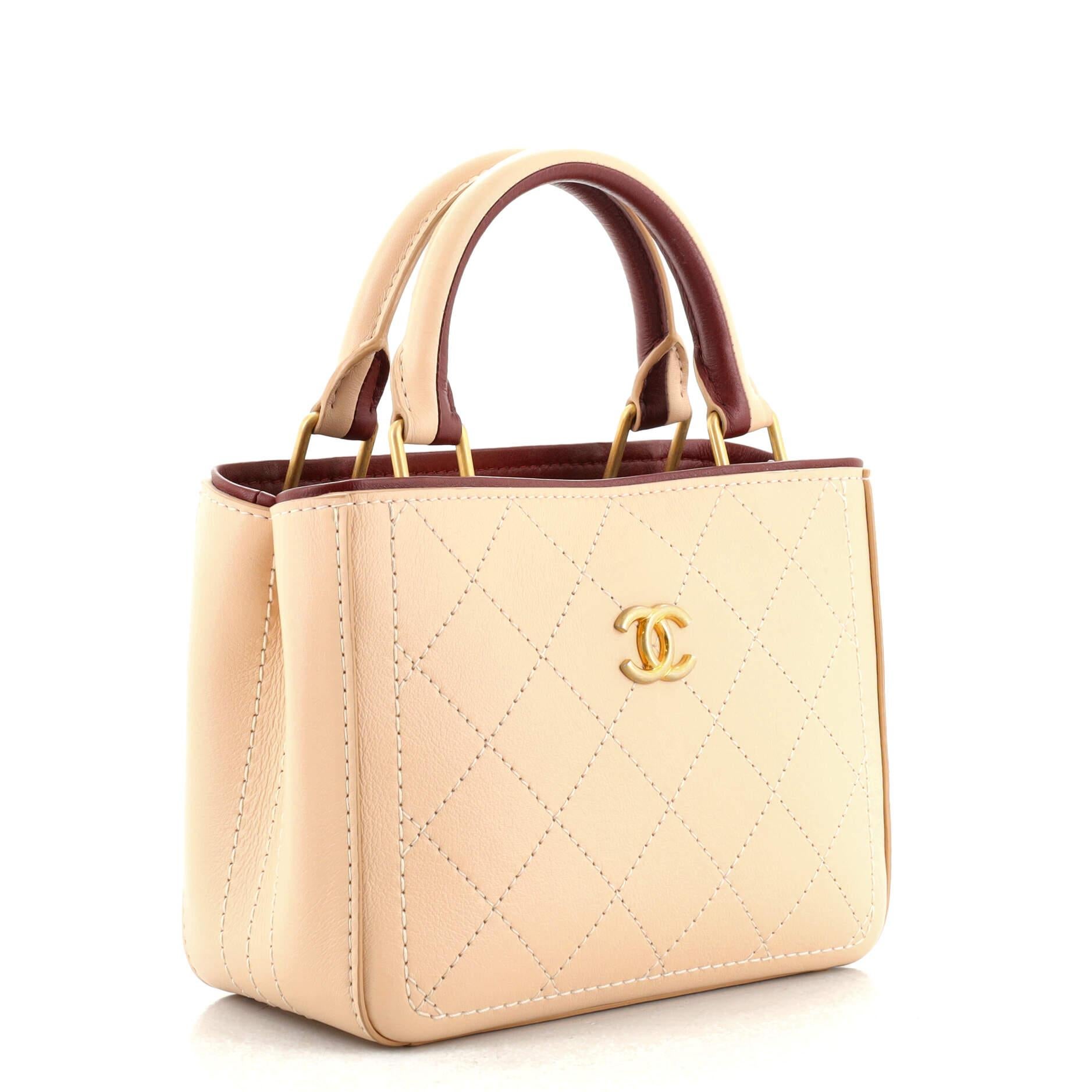 chanel small shopping bag