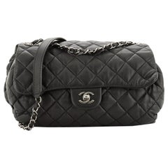 Chanel Soft Accordion Flap Bag Quilted Lambskin Medium