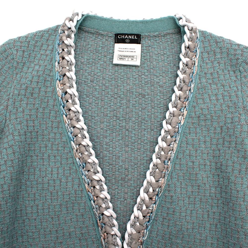 chain knit sweater