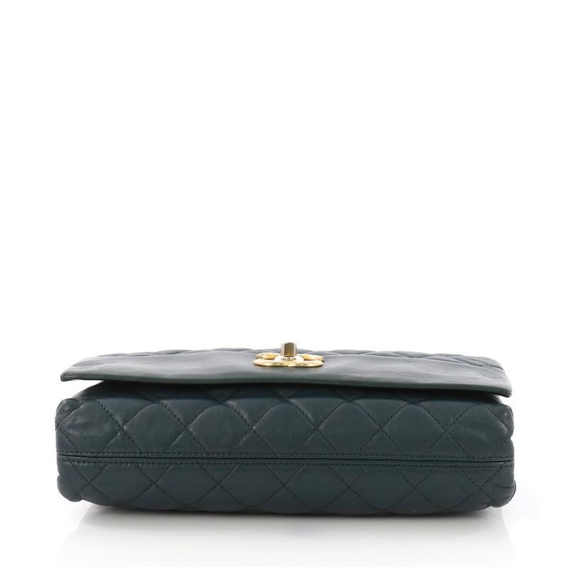 Women's Chanel Soft Elegance Flap Bag Quilted Distressed Calfskin Medium