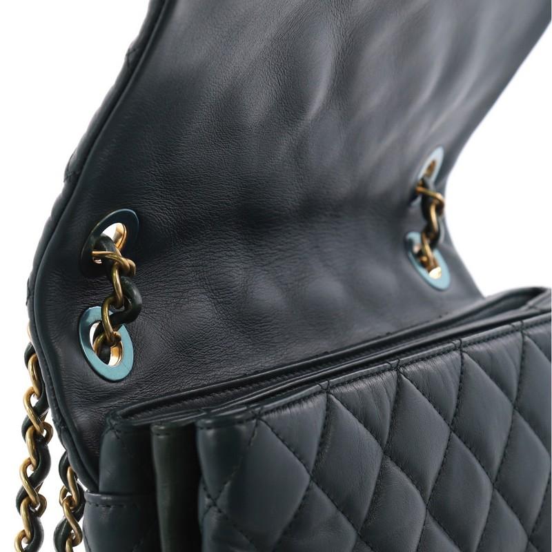 Chanel Soft Elegance Flap Bag Quilted Distressed Calfskin Medium 4