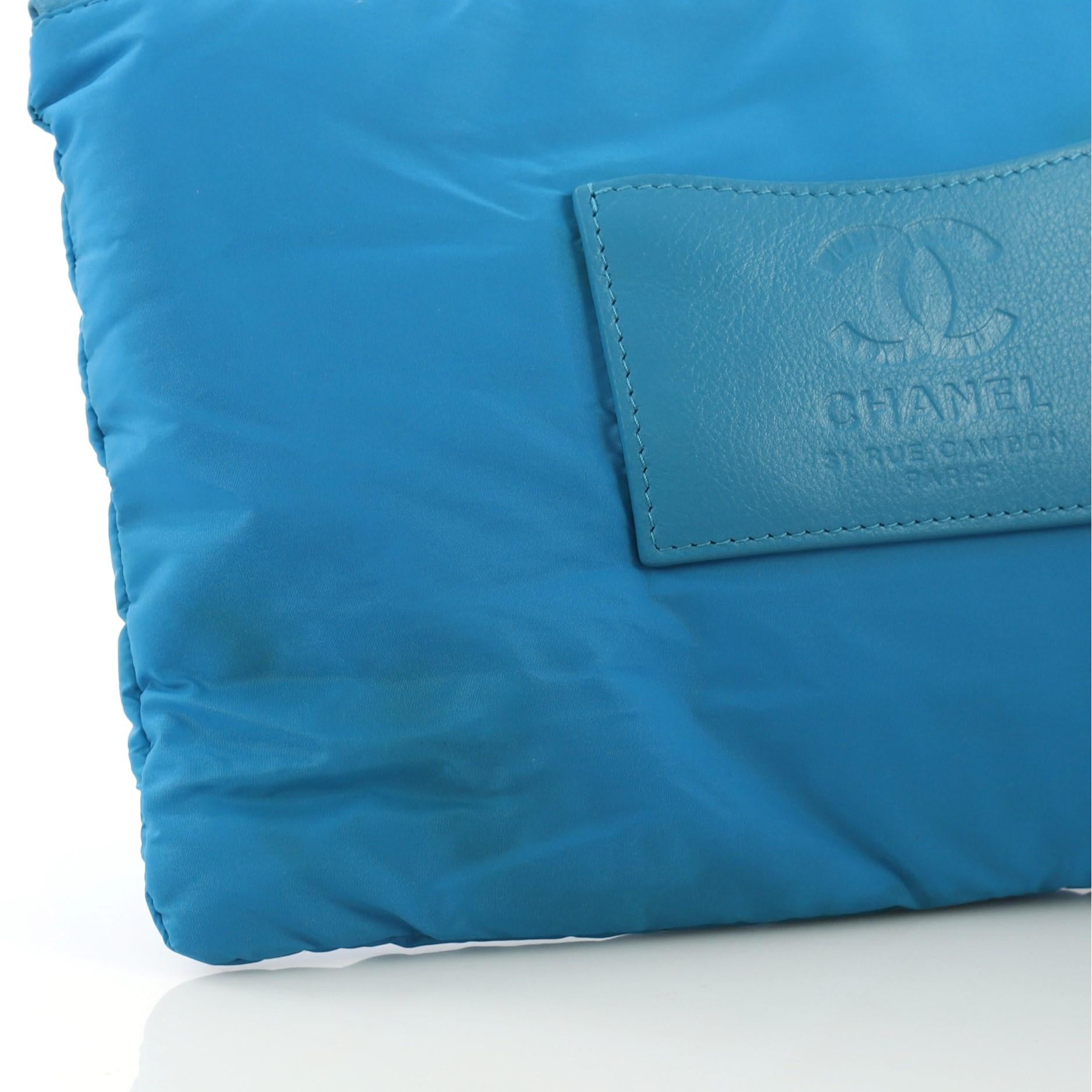 Chanel Soft Shell Flap Bag Vertical Stepped Nylon Jumb 3