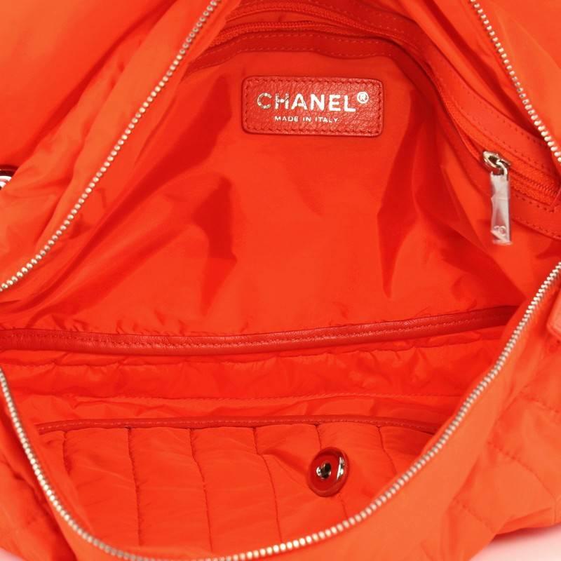 Chanel Soft Shell Flap Bag Vertical Quilted Nylon Jumbo 3