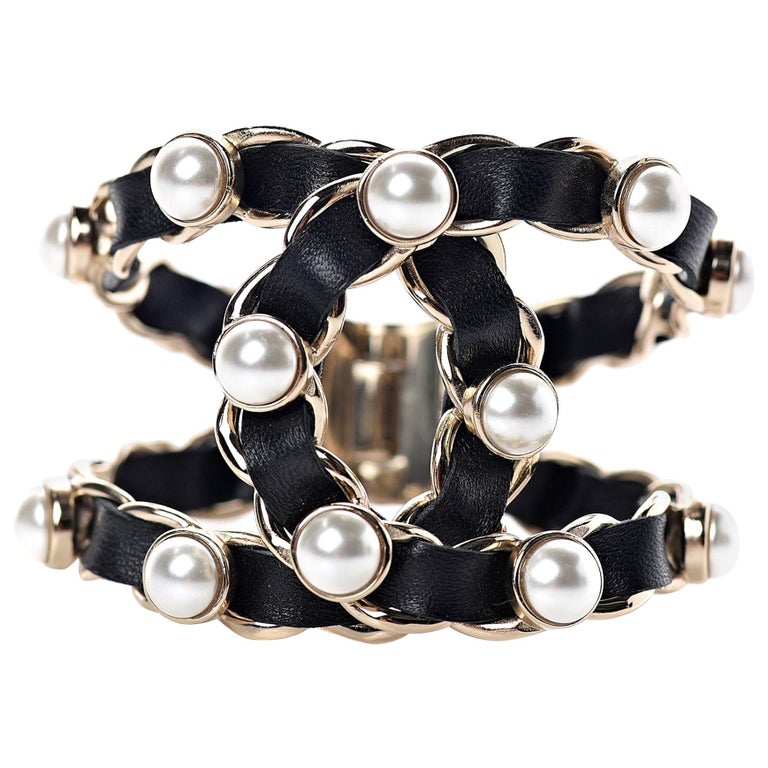 Faux Chanel Cuff Bracelet - 19 For Sale on 1stDibs Faux Chanel Cuff Bracelet - 19 For Sale on 1stDibs