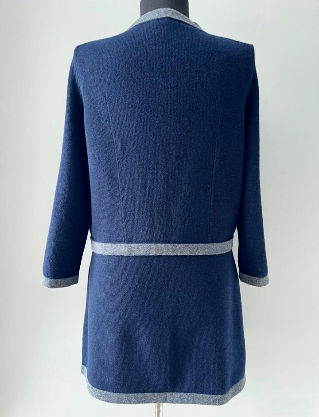 Chanel Sophia Coppola Style New Cashmere Suit For Sale 3