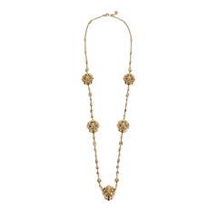 Chanel Sous Le Signe Du Lion 18k Yellow Gold Sautoir Necklace