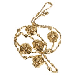 Chanel Sous Le Signe Du Lion 18k Yellow Gold Sautoir Necklace