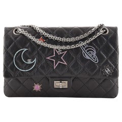 Chanel Space Charms Reissue 2.55 Flap Bag Quilted Aged Calfskin 226
