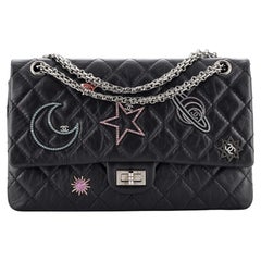 Chanel Space Charms Reissue 2.55 Flap Bag Quilted Aged Calfskin 226