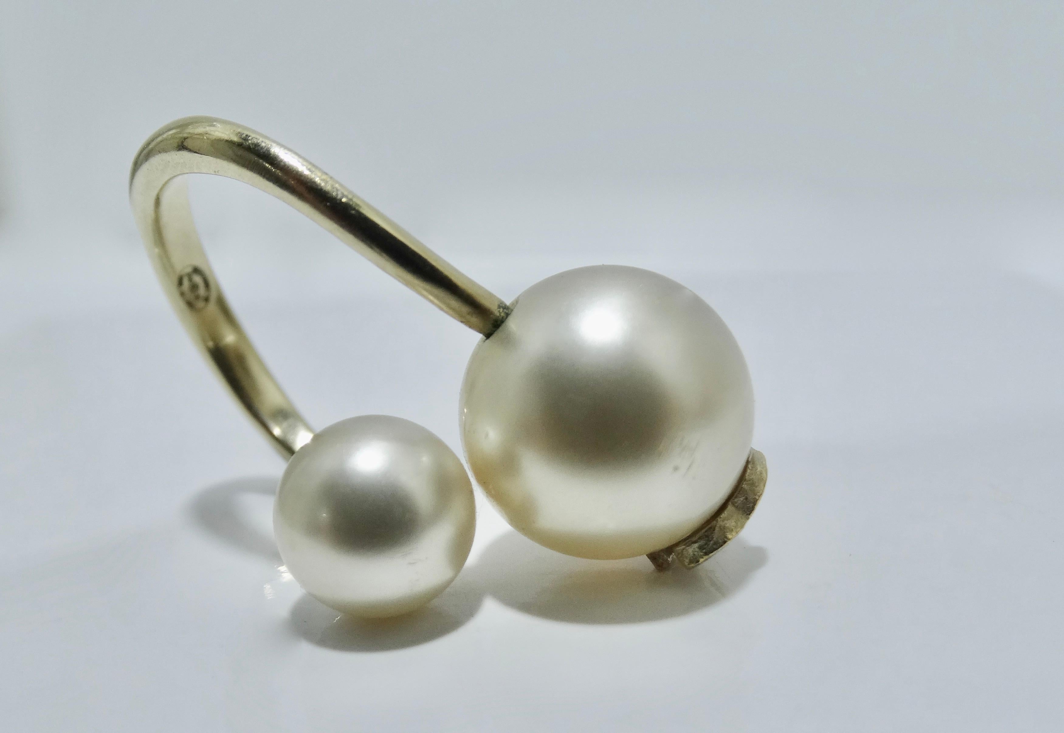 chanel pearl rings