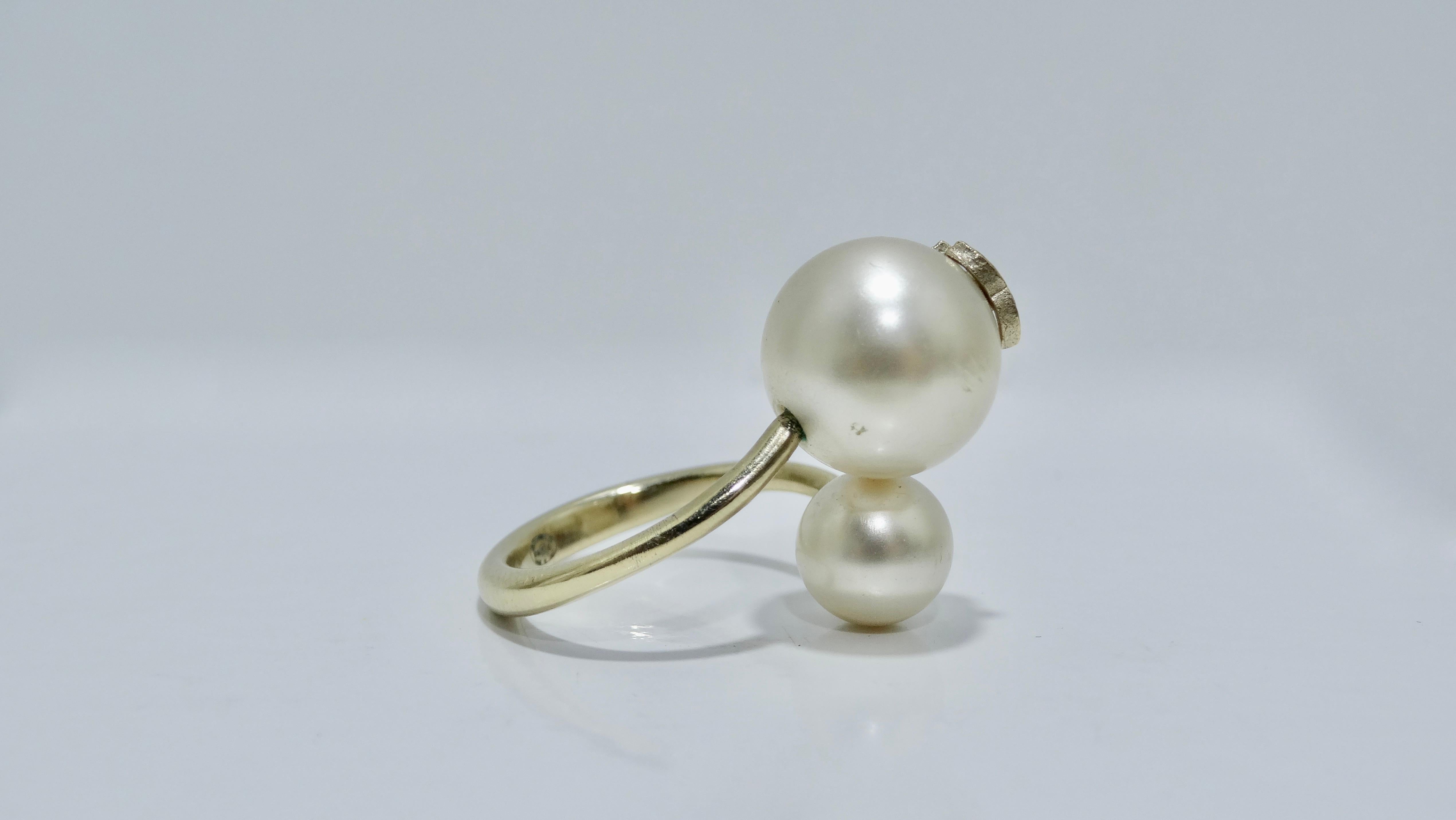 fake pearl ring