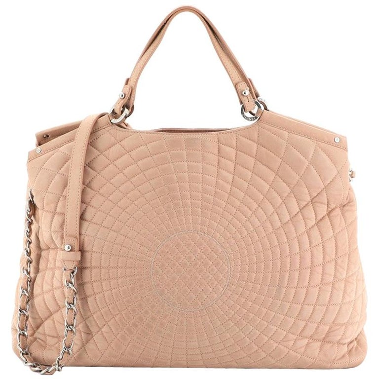 CHANEL, Bags, Chanel Spiral Sea Tote Quilted Iridescent Calfskin