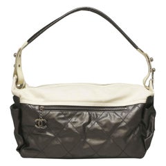 Bolsa de deporte CHANEL de lona bicolor