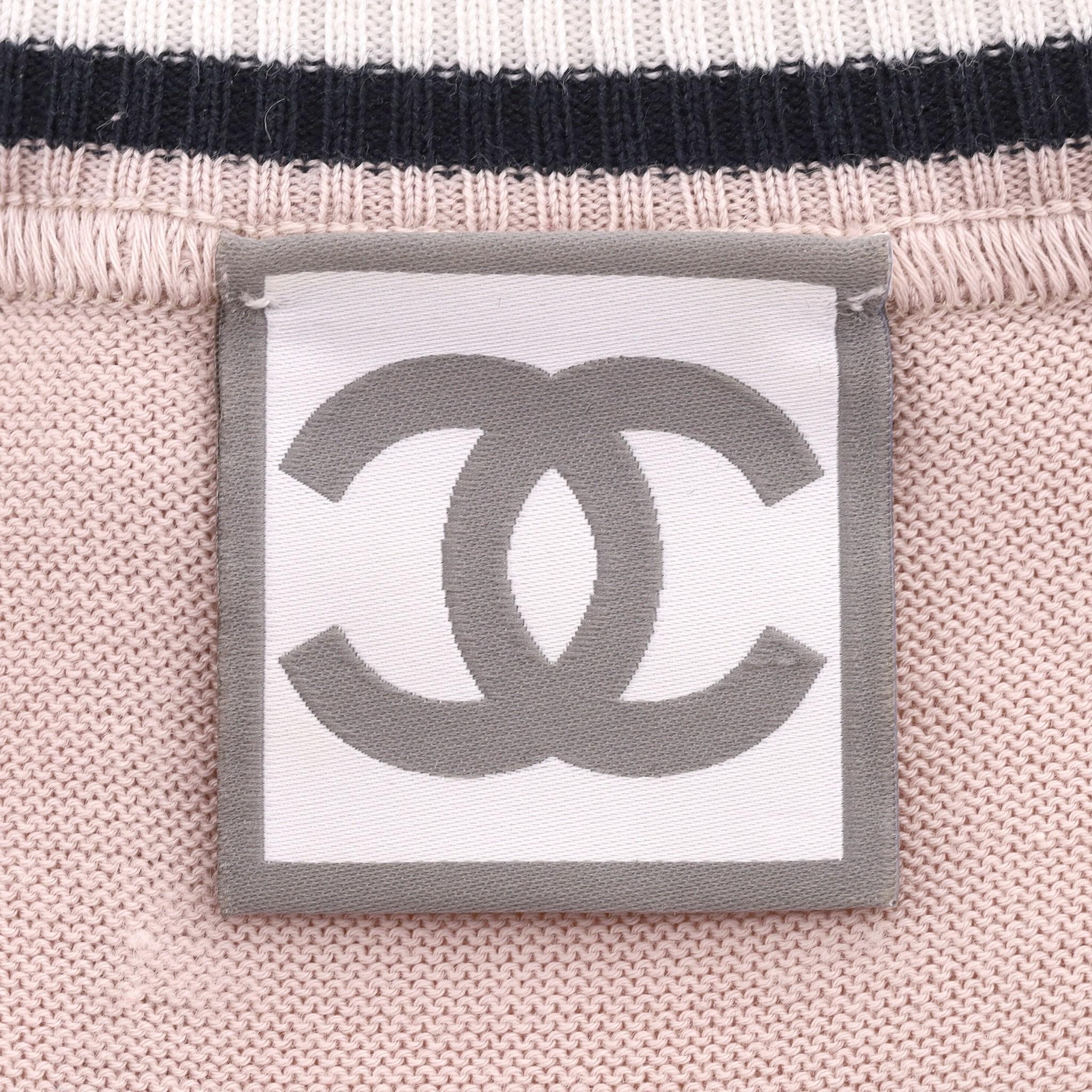 Chanel Sport Cotton Top & Matching Hoodie For Sale 6