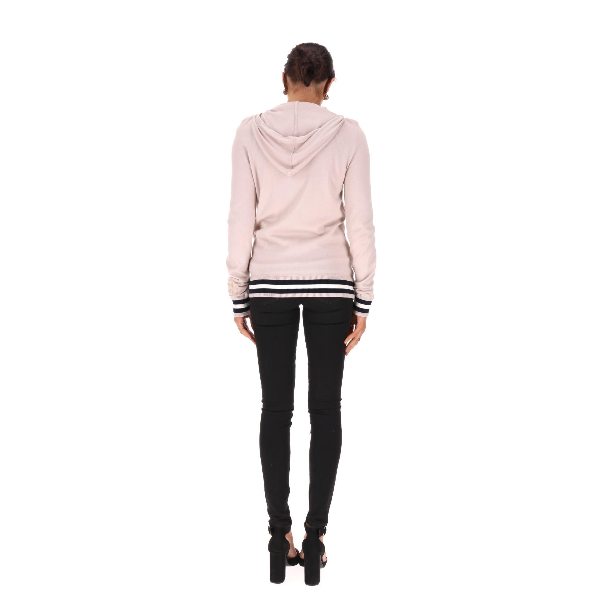 Chanel Sport Cotton Top & Matching Hoodie For Sale 1