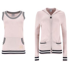 Chanel Sport Cotton Top & Matching Hoodie