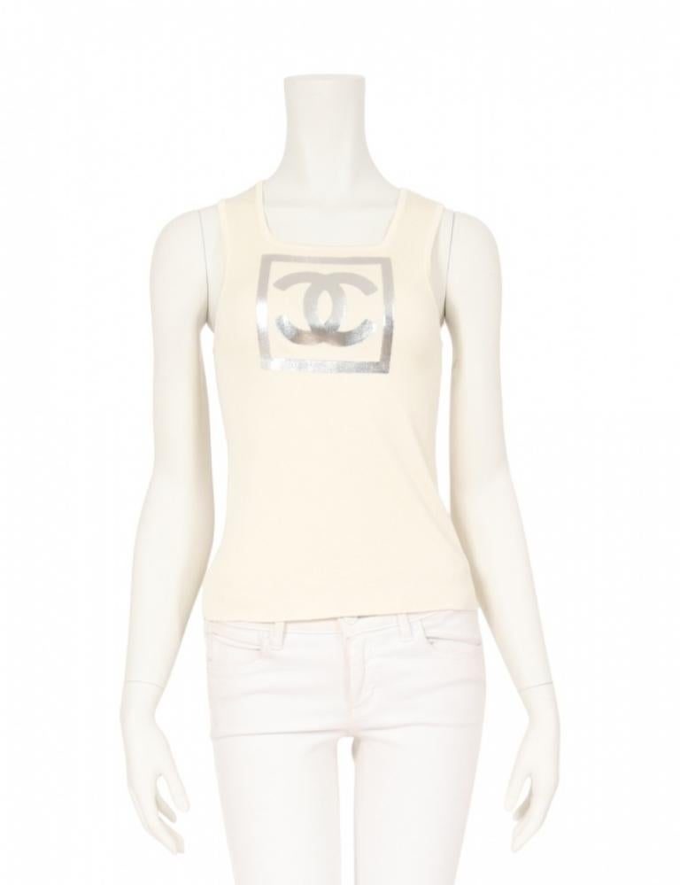 Chanel Sport gorgeous tank top with CC logos

Size: 36