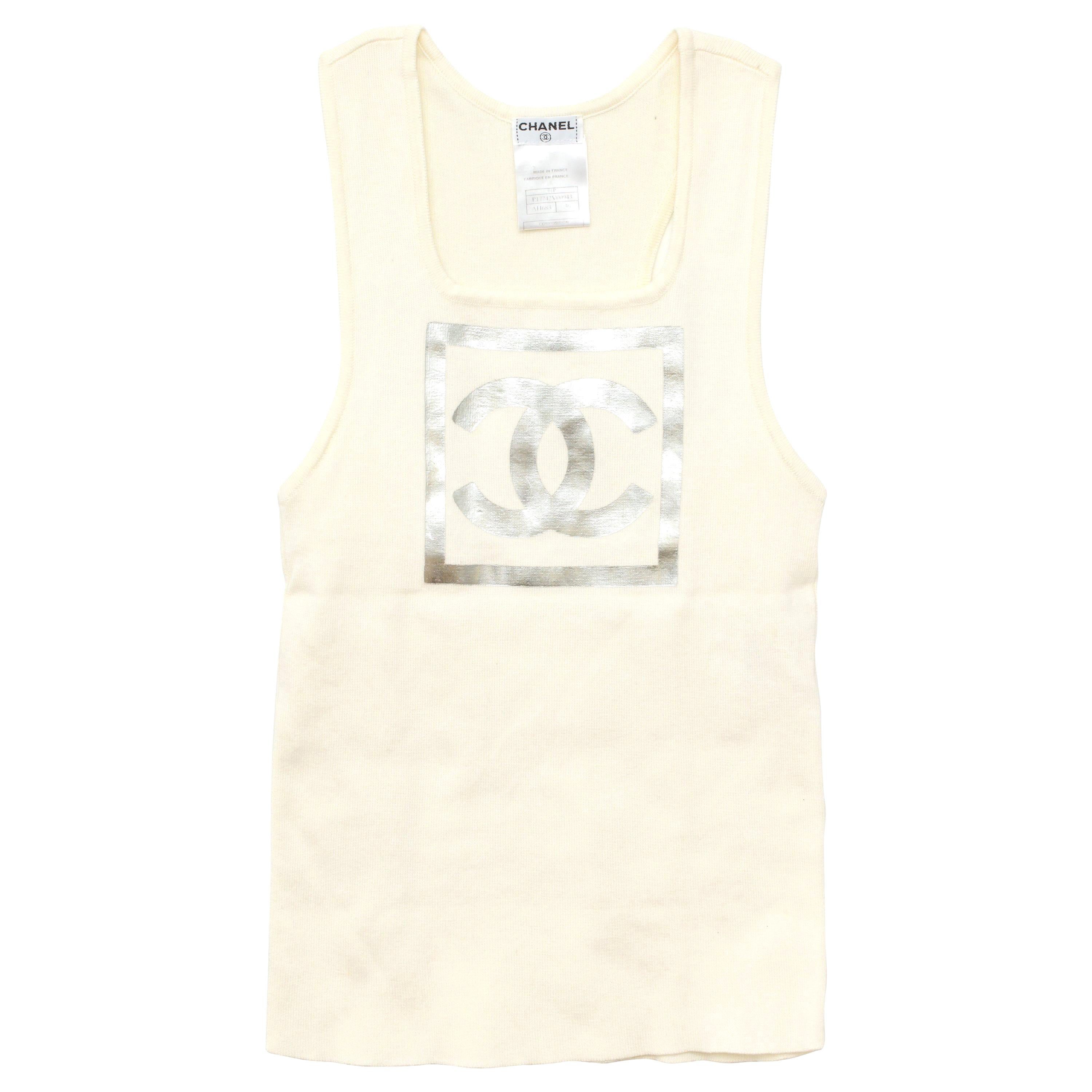 Chanel Sport gorgeous tank top with CC logos

Size: 36
