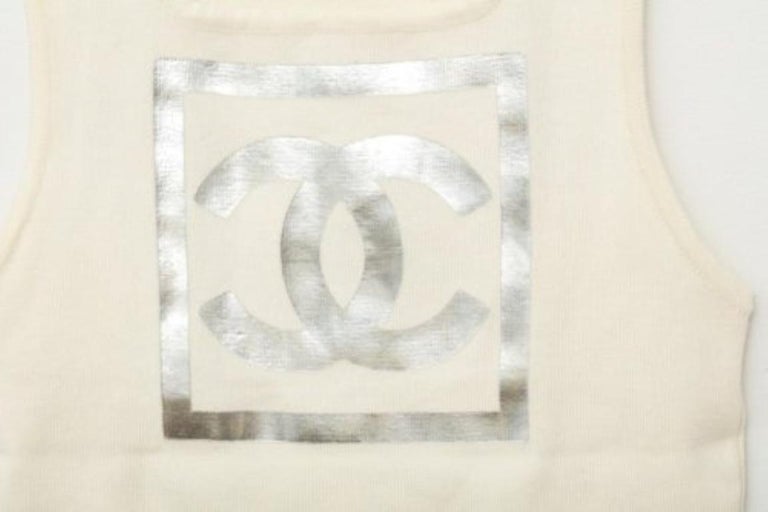 Chanel Sport Gorgeous Tank Top With Cc Logos For Sale at 1stDibs