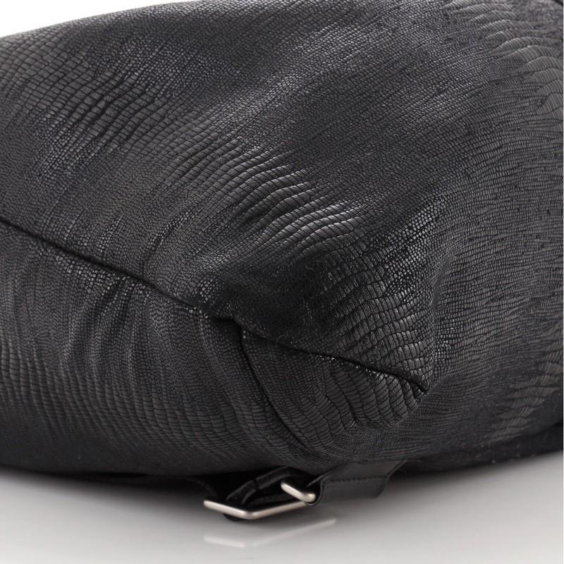 Chanel Sport Line Rucksack aus Leder mit Eidechsenprägung 2