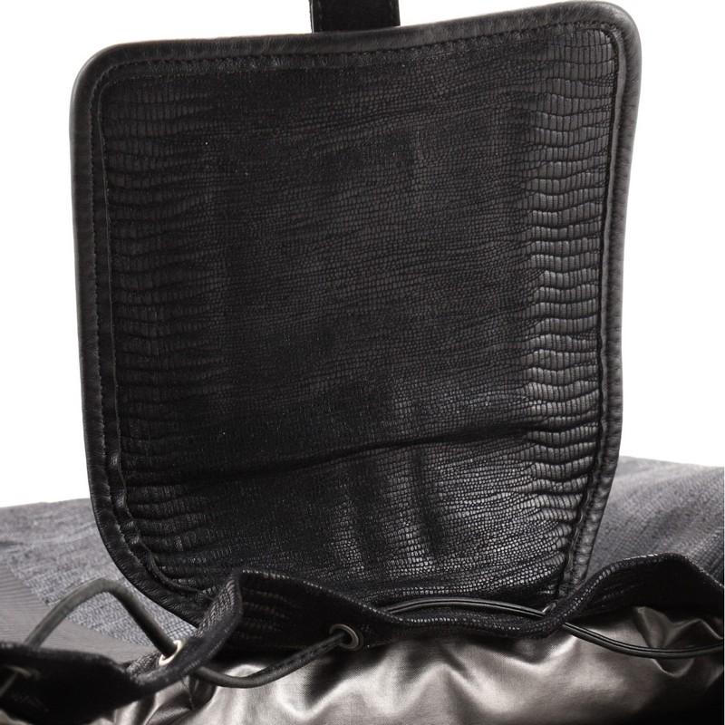 Chanel Sport Line Rucksack aus Leder mit Eidechsenprägung 4