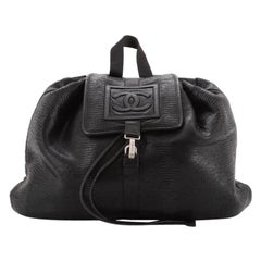 Chanel Sport Line Rucksack aus Leder mit Eidechsenprägung