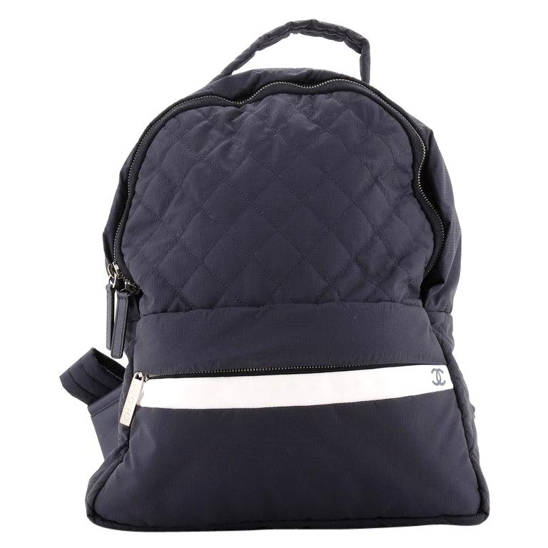 Chanel Sport Line Backpack Quilted Nylon Medium