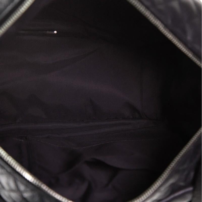 Chanel Sport Line Double Pocket Zip Messenger Leather Medium 1