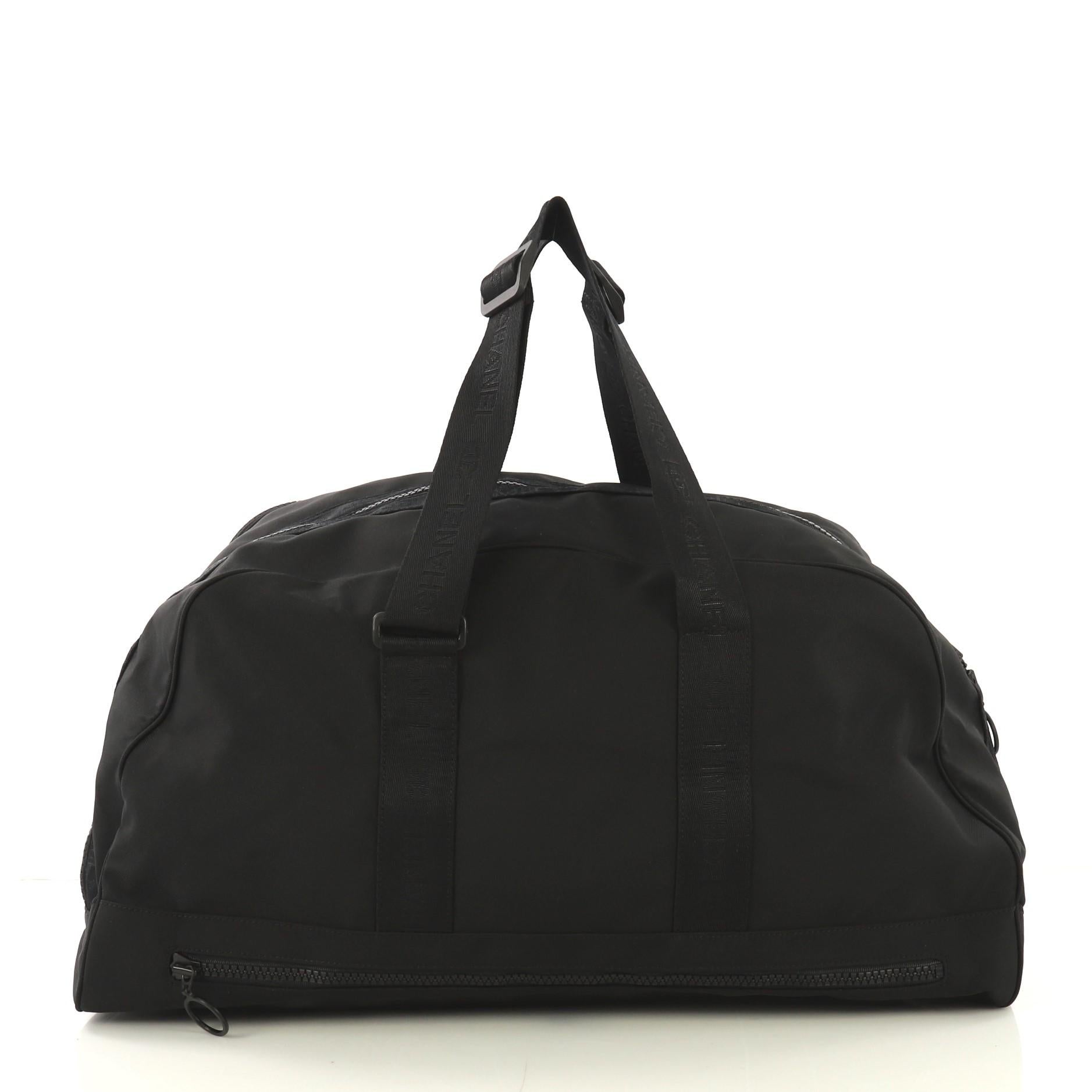 Chanel Sport Line Duffle Bag Canvas Large At 1stdibs