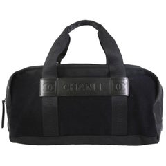 Chanel Sport Line Duffle Bag Nylon with Felt Medium