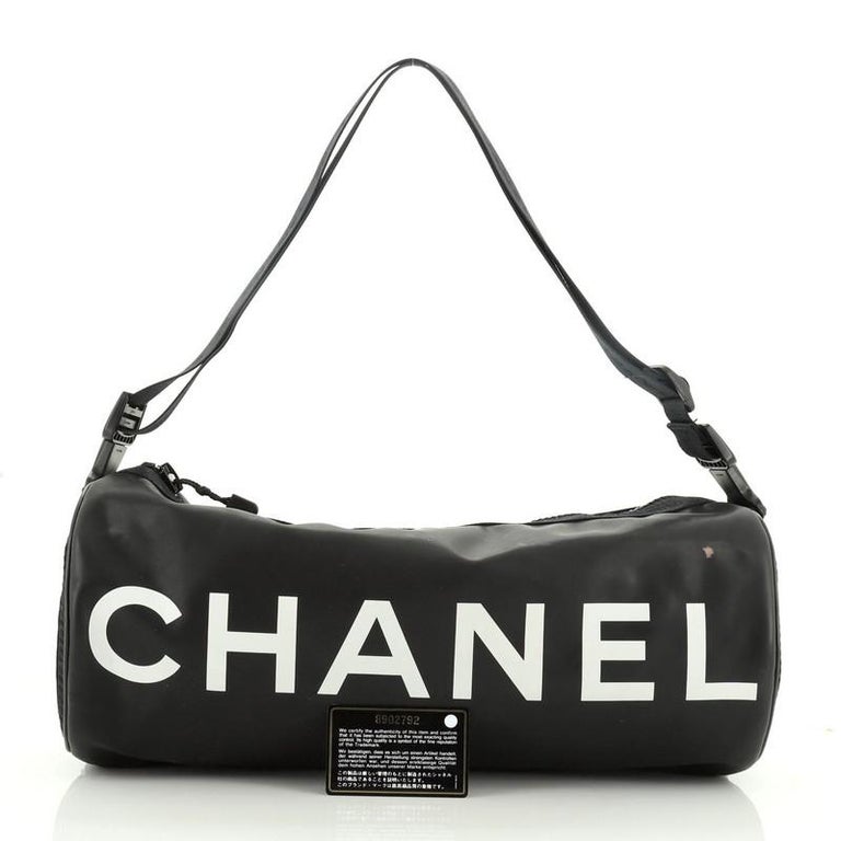 Chanel Sport Line Duffle Bag Printed Rubberized Leather Large at 1stDibs