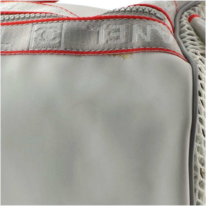 Chanel Sport Line Duffle Bag gedruckt gummiertes Leder groß 3