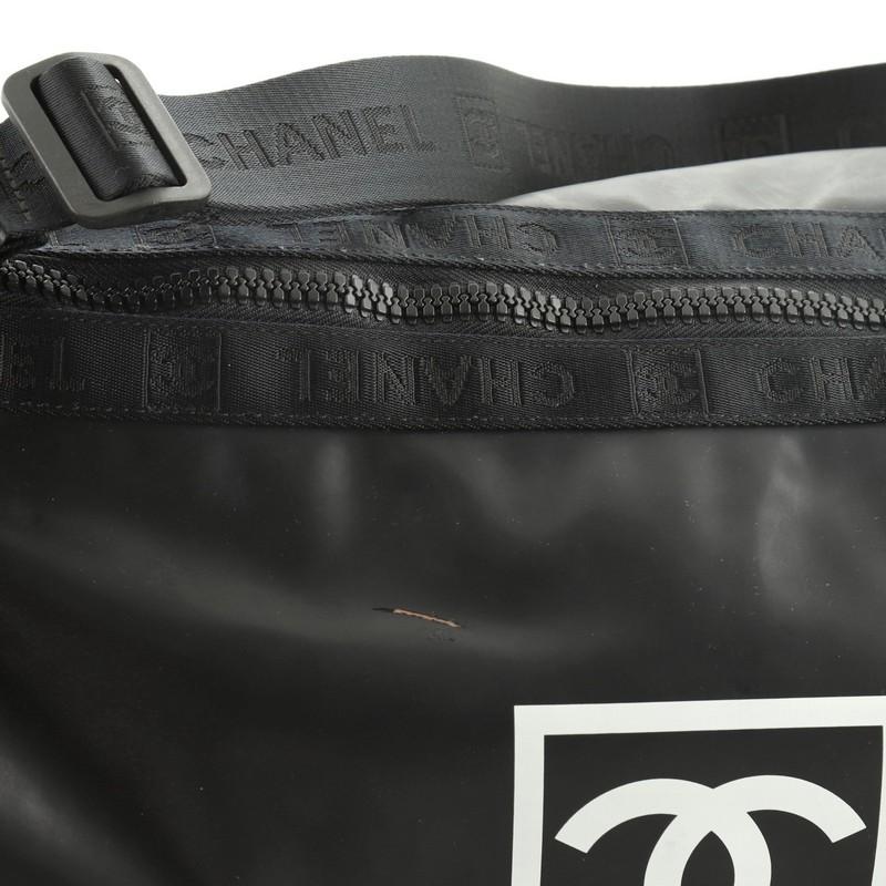 Chanel Sport Line Duffle Bag Printed Rubberized Leather Large 1