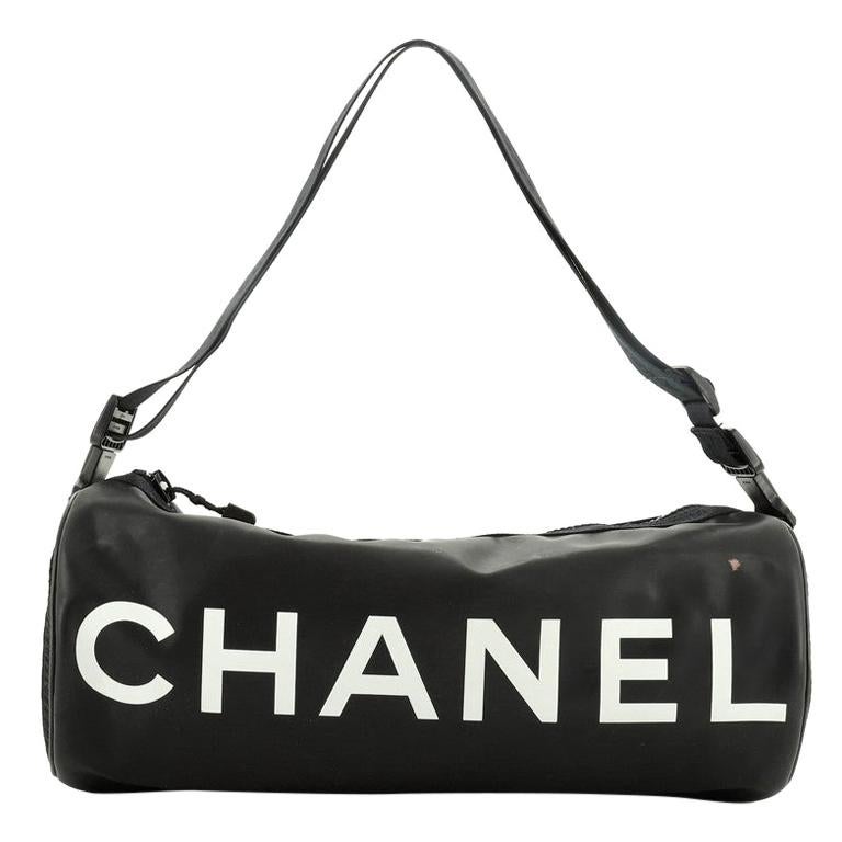 Chanel Sport Line Duffle Bag Printed Rubberized Leather Large at 1stDibs