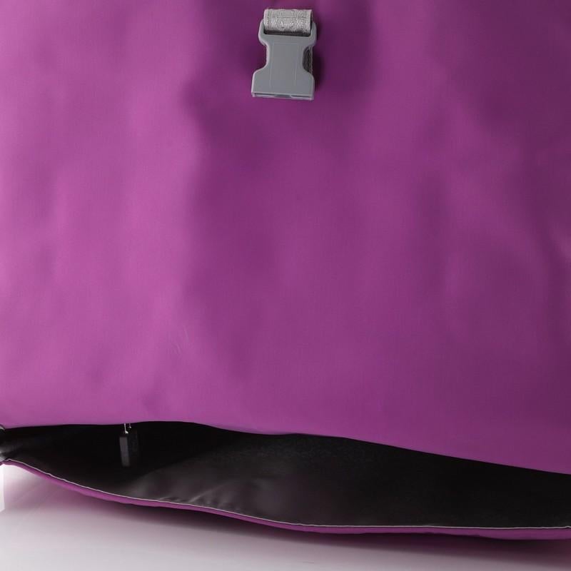 Women's or Men's Chanel Sport Line Flap Messenger Bag Quilted Nylon Medium