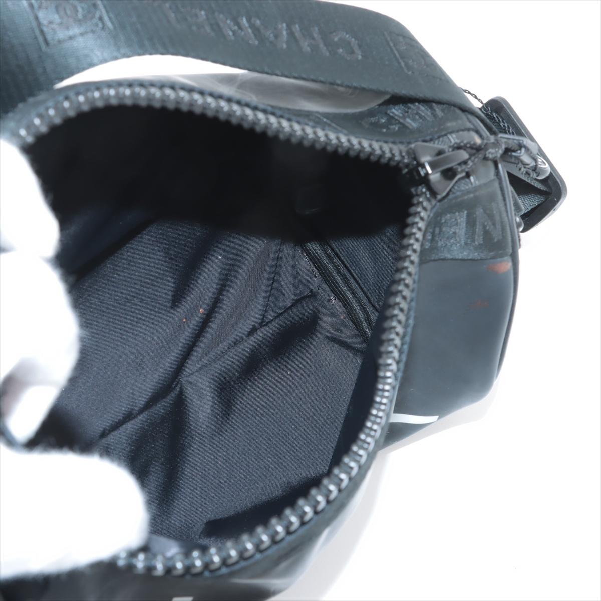 Bolsa Chanel Sport Line Nylon x Goma Negro en venta 3