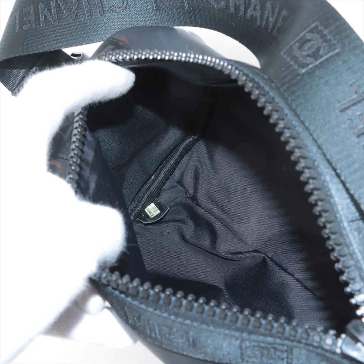 Bolsa Chanel Sport Line Nylon x Goma Negro en venta 4
