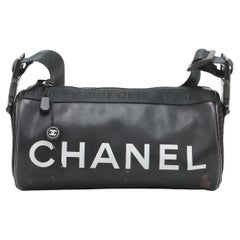 Chanel Sport Line Nylon x Rubber Sling Bag Black