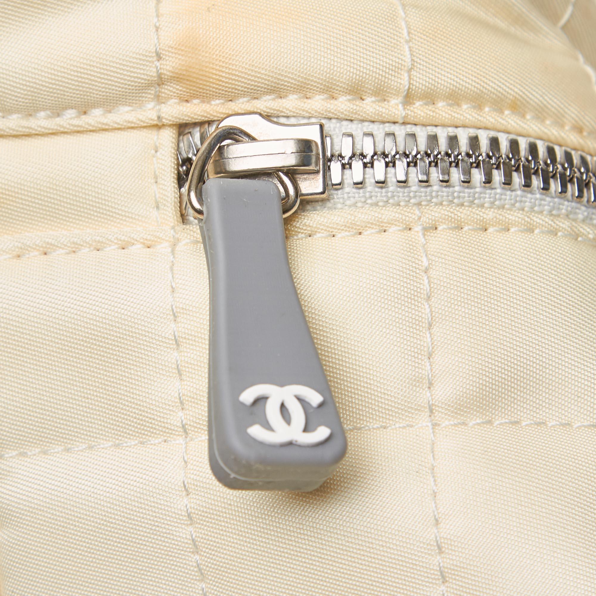 Women's or Men's Chanel Sport Line Quilted Nylon Shoulder Bag