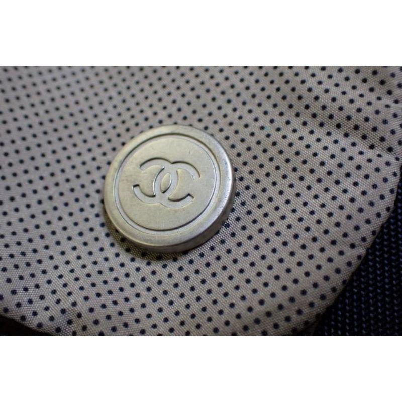 Chanel Sport Line Tragetasche aus grauem Nylon mit silberfarbenen Beschlägen Damen im Angebot