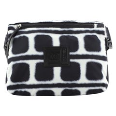 Chanel Sport Line Zip Messenger Bag Printed Nylon Small